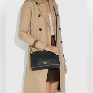 COACH Double Zip Leather Crossbody